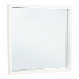 Oglinda perete lemn alb Tiziano 52x5x52 cm