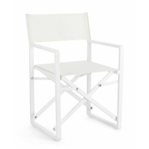 Set 2 scaune gradina albe Konnor 55x50.5x84.5 cm
