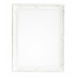 Oglinda perete lemn alb Miro 90x120 cm