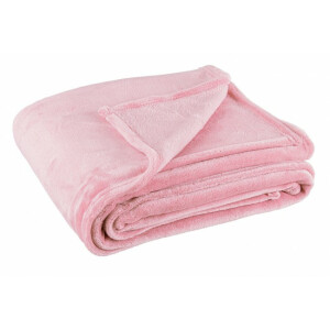 Patura poliester roz Penelope 130x160 cm