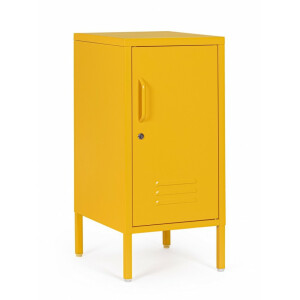 Comoda 1 usa otel galben Cambridge 40x35x76 cm