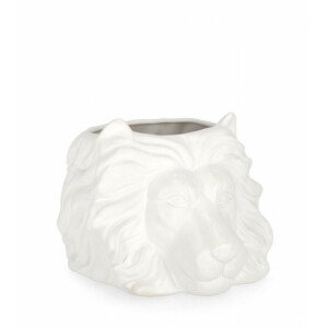 Vaza flori dolomit alb Leu 21.3x19x14.5 cm