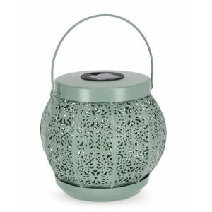 Set 4 lampi solare otel verde Kalidas 20x20 cm