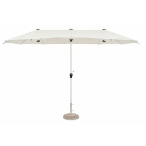 Umbrela gradina alb crem Brasil 400x200x236 cm