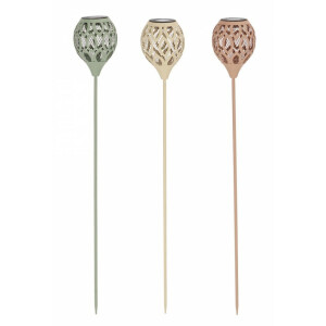 Set 3 lampi solare Estel 14x100 cm