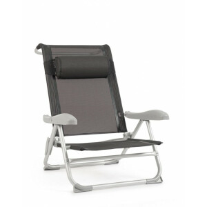 Set 6 scaune gradina gri Cayo 57x85x73 cm