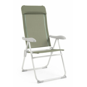 Set 4 scaune gradina verde olive Cayo 57x65x110 cm