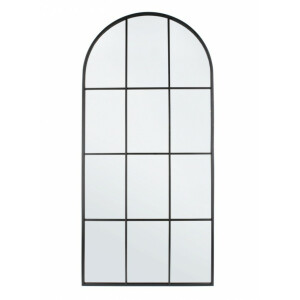 Oglinda perete otel negru Window 80x2.5x170 cm