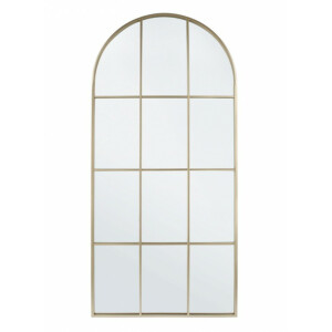 Oglinda perete otel auriu Window 80x2.5x170 cm