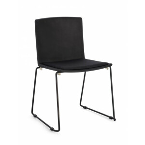 Set 4 scaune negre Giulia 43.5x50x79 cm