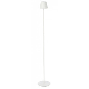 Lampadar metal alb cu led Etna 17x115 cm