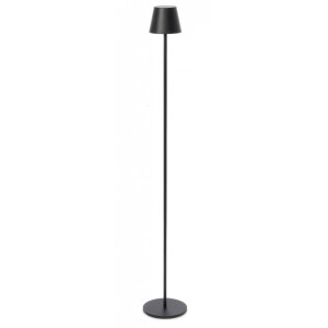 Lampadar metal negru cu led Etna 17x115 cm