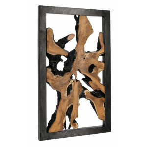 Decoratiune perete lemn Sherwood 100x4x60 cm