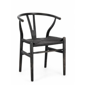 Set 2 scaune negru Artemia 50x49.5x77 cm