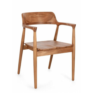 Set 2 scaune lemn maro Suzy 59x58x79.5 cm