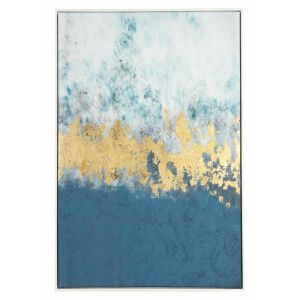 Tablou canvas in ulei abstract 82.6x4.3x122.6 cm