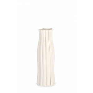 Vaza flori ceramica bej Haylee 9.5x28 cm