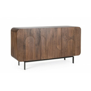 Comoda 3 usi lemn mango maro Orissa 145x42x82 cm