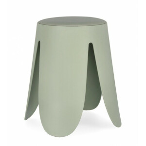 Taburet piele ecologica verde Imogen 37x47 cm