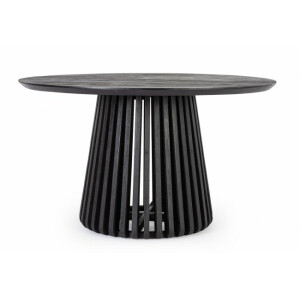 Masa lemn mango negru Nassor 130x75 cm