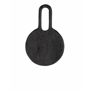 Platou servire lemn negru Eliot 40x25x1.75 cm
