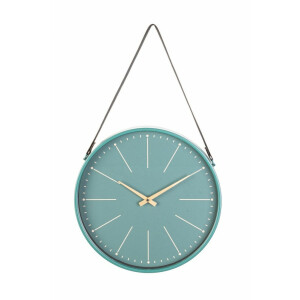 Ceas perete verde Timmely 40x6x66 cm