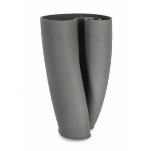 Vaza flori ceramica gri Maeli 20x23x33.5 cm