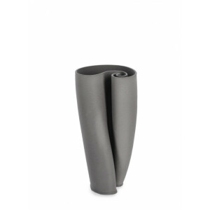 Vaza flori ceramica gri Maeli 13x26.5 cm