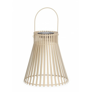 Set 4 lampi solare otel ocru 24x26-38 cm