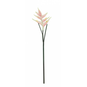 Set 12 flori artificiale verzi roz 86 cm