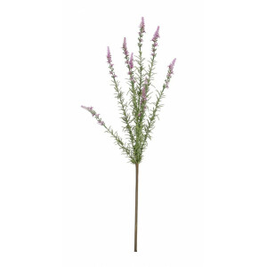 Set 24 flori Lavanda artificiala verde mov 20x20x78 cm