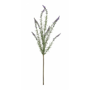 Set 24 flori Lavanda artificiala mov verde 20x20x78 cm