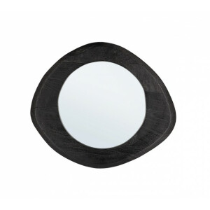 Oglinda perete lemn negru Erin 50x3x44 cm