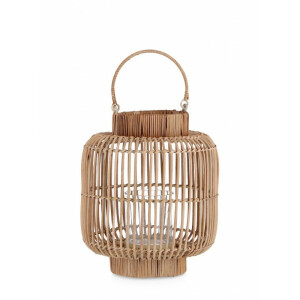 Felinar rattan maro Kadim 27x30 cm