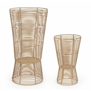 Set 2 suporturi flori natur Rendy 25x48cm, 35x70 cm