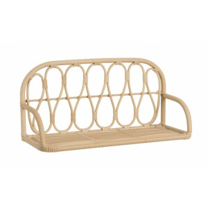 Etajera natur Sherly 50x20x24 cm