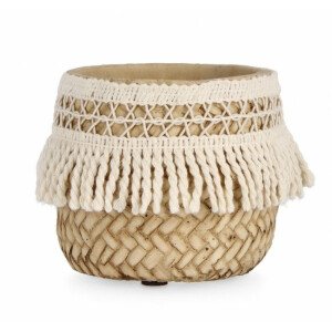 Ghiveci flori ciment natur Paraguay 10x8 cm