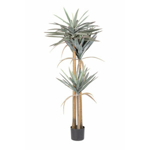 Planta artificiala Yucca 120 frunze 80x75x152 cm