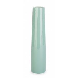 Set 6 vaze flori sticla verde Jannik 7x30.5 cm