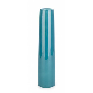 Vaza flori sticla albastra Jannik 7x30.5 cm