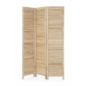 Paravan decorativ lemn natur Zafira 120x6x170 cm