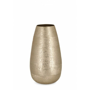 Vaza flori aluminiu auriu 17x31.5 cm