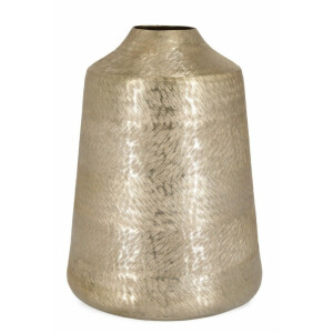 Set 2 vaze aluminiu auriu Svas 24.5x32 cm