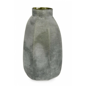Vaza flori sticla verde Mirissa 28x49.5 cm