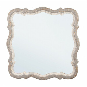 Oglinda perete rama gri vintage Venere 75x3.5x75 cm