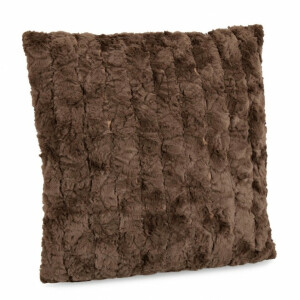 Set 6 perne textil maro Wolly 45x45 cm