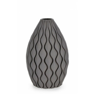 Vaza flori ceramica gri Kylo 16x24 cm