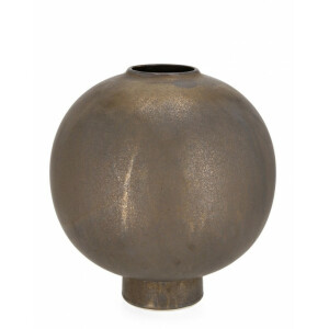 Vaza flori portelan bronz Ryo 29x29.3 cm