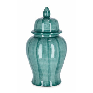 Set 2 vaze ceramica verde Yuan 23x43 cm