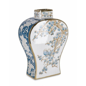 Vaza flori portelan Liang 23x14x36 cm
